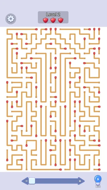 Dense arrow maze