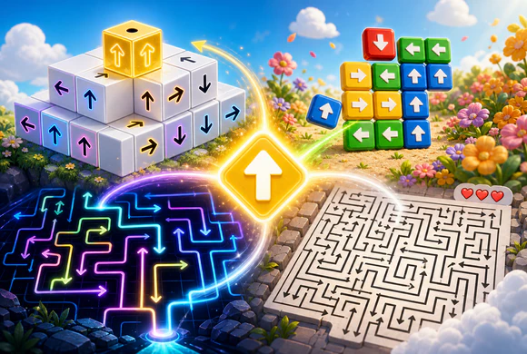4 Arrow Puzzle Games Compared: Which One Should You Play?